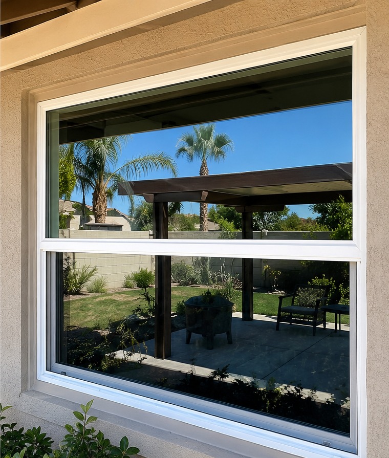Clean window after JD Window Cleaning